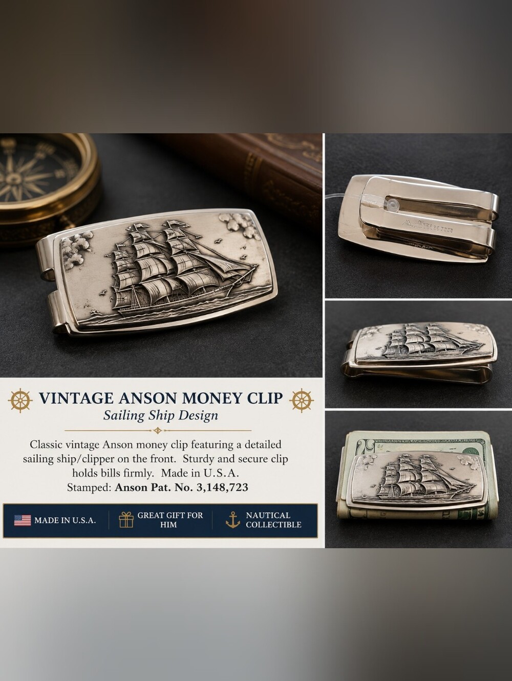 Anson Money Vintage Clip